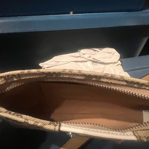 Michael Kors Brown and White Monogram Belt Bag - Picture 4 of 5